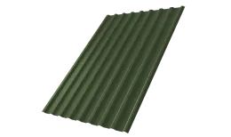 Профнастил С20R 0,5 Satin Matt TX RAL 6020 хромовая зелень