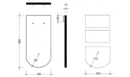 Рядовая черепица Braas Опал темно-коричневый