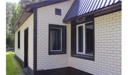 Заглушка желоба Классика 120 ПВХ Grand Line шоколадная (RAL 8017)