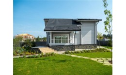 Металлочерепица классик 0,5 Rooftop Бархат RAL 7024 мокрый асфальт