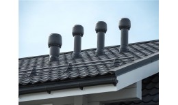 Металлочерепица классик 0,5 Rooftop Бархат RAL 7024 мокрый асфальт