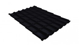 Металлочерепица классик 0,5 Rooftop Бархат RAL 9005 черный