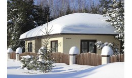 Фасадная панель Grand Line Крупный камень Стандарт молочная