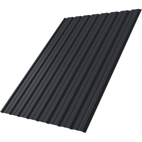 Профнастил С10B Grand Line 0,45 ПЭ слим RAL 7024 мокрый асфальт