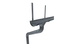 Комплект водостока GL PE 125/90 RAL 7024 6 м/3 м