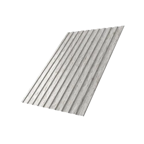 Профнастил С8A v02 Grand Line 0,45 Print Elite с пленкой Snow Wood TwinColor