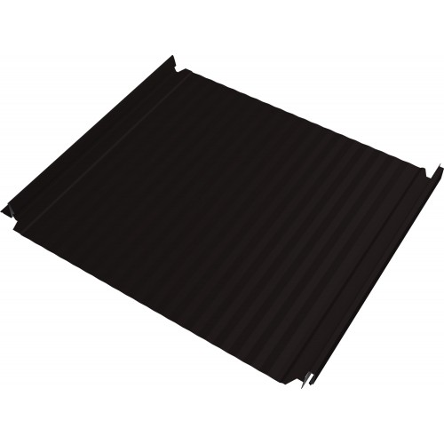 Кликфальц Double Pro Гофр Grand Line 0,45 Drap ТХ с пленкой на замках RAL 9005 черный
