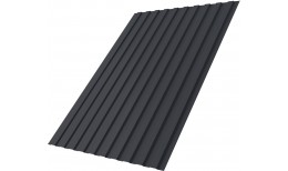 Профнастил С8B v03 Grand Line 0,5 Velur X RAL 7024 мокрый асфальт