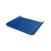 Кликфальц Pro Gofr Grand Line 0,45 PE с пленкой на замках RAL 5002 ультрамариново-синий