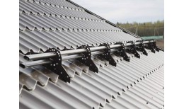 Снегозадержатель для фальцевой кровли Grand Line RAL 7016 3м