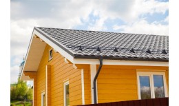 Металлочерепица кредо Grand Line 0,5 GreenCoat Pural BT, matt RR 32 темно-коричневый (RAL 8019 серо-коричневый)