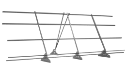 Ограждение кровельное со снегозадержателем Grand Line 1,2х3м RAL 9006