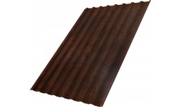 Профнастил С20B Grand Line 0,4 Print Premium с пленкой Cherry Wood Dark FTC