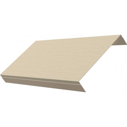 Ламель обратная 150 жалюзи Texas 0,45 Print Elite с пленкой Milky Wood TwinColor