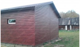 ЭкоБрус 0,345 Grand Line 0,5 GreenCoat Pural BT, matt RR 32 темно-коричневый (RAL 8019 серо-коричневый)