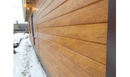 ЭкоБрус 0,345 Grand Line 0,5 GreenCoat Pural BT, matt RR 32 темно-коричневый (RAL 8019 серо-коричневый)