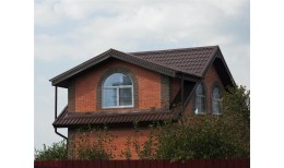 Металлочерепица классик 0,5 Satin Matt RAL 8017 шоколад