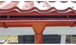 Металлочерепица классик 0,5 Satin Matt RAL 8004 терракота