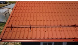 Металлочерепица классик 0,5 Satin Matt RAL 8004 терракота