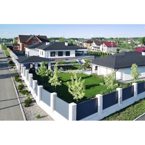 Стойка жалюзи Milan,Tokyo 0,45 PE-Double с пленкой RAL 7024 мокрый асфальт