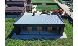 Вертикаль 0,2 Grand Line line 0,5 Rooftop Бархат с пленкой RAL 9005 черный