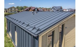 Заглушка торцевая универсальная Optima 125мм RAL 7024 мокрый асфальт