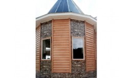 Блок-хаус new Grand Line 0,45 Print Elite Snow Wood TwinColor