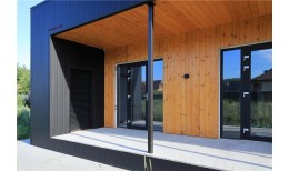 Вертикаль 0,2 line 0,45 Drap ST с пленкой RAL 9005 черный