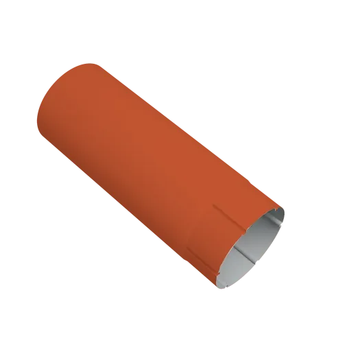 Труба круглая Vortex Проект 146мм 2м RAL 8004 терракота