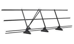 Ограждение кровельное со снегозадержателем на фальц Grand Line 0,9х3м RAL 7004