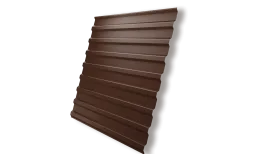 Профнастил C20B 0,5 Satin Matt RAL 8017 шоколад