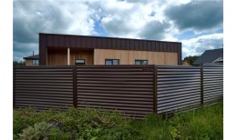 Ламель жалюзи Tokyo 0,45 PE-Double с пленкой RAL 8017 шоколад