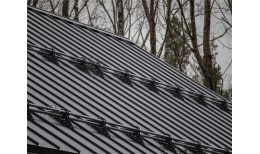 Кликфальц Pro Grand Line 0,45 PE с пленкой на замках RAL 7024 мокрый асфальт