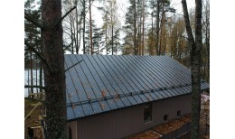 Кликфальц Pro Grand Line 0,45 PE с пленкой на замках RAL 7024 мокрый асфальт