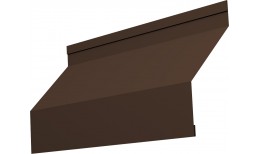 Ламель жалюзи Milan new 0,5 Atlas X с пленкой RAL 8017 шоколад
