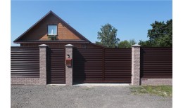 Ламель жалюзи Milan new 0,45 PE-Double с пленкой RAL 8017 шоколад