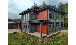 Кликфальц Pro Grand Line 0,5 Satin Matt с пленкой на замках RAL 7024 мокрый асфальт