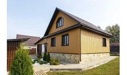 Квадро брус 0,45 Print Elite с пленкой Honey Wood TwinColor