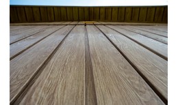 Квадро брус 0,45 Print Elite с пленкой White Wood TwinColor