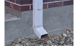 Воронка врезная прямоугольная Vortex Lite PE RAL 9003 сигнальный белый