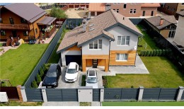 Ламель обратная 150 Texas стартовая/финишная для калиток и ворот 0,45 Drap ST с пленкой RAL 7024 мокрый асфальт