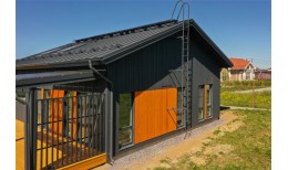 Кликфальц Grand Line 0,5 GreenCoat Pural BT, matt с пленкой на замках RR2H3 (RAL 7016 антрацитово-серый)