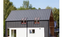 Кликфальц Grand Line 0,5 GreenCoat Pural BT, matt с пленкой на замках RR2H3 (RAL 7016 антрацитово-серый)