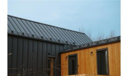 Кликфальц Grand Line 0,45 Drap с пленкой на замках RAL 7024 мокрый асфальт