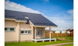 Кликфальц Grand Line 0,45 Drap с пленкой на замках RAL 7024 мокрый асфальт