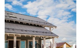 Кликфальц Grand Line 0,45 Drap с пленкой на замках RAL 7024 мокрый асфальт