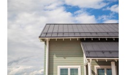 Кликфальц Grand Line 0,45 Drap с пленкой на замках RAL 7024 мокрый асфальт