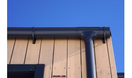 Кронштейн желоба slider Дизайн 135 ПВХ GL графит (RAL 7024)