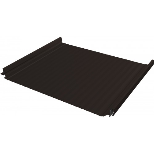 Кликфальц Pro Gofr Grand Line 0,5 Drap TX с пленкой на замках RR 32 темно-коричневый