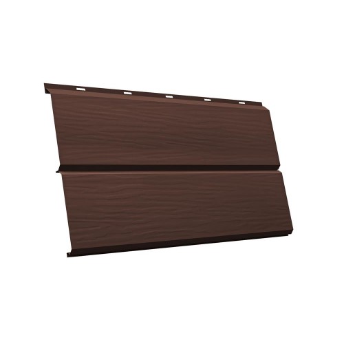 ЭкоБрус 3D 0,345 Grand Line 0,5 Rooftop Бархат с пленкой RAL 8017 шоколад